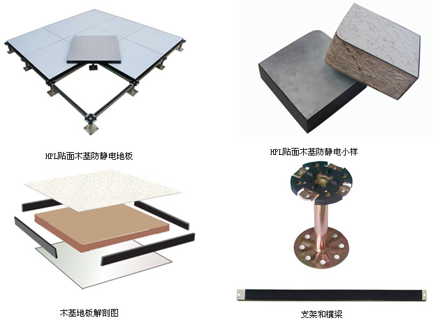 高強(qiáng)度木基防靜電活動地板